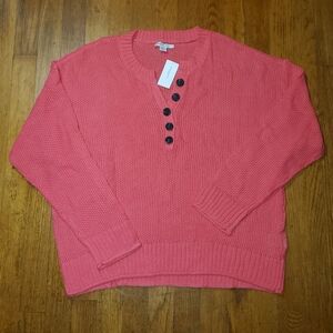 American Eagle Outfitters Coral Sweater NWT